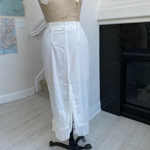 Vintage Western Collection fringe skirt white